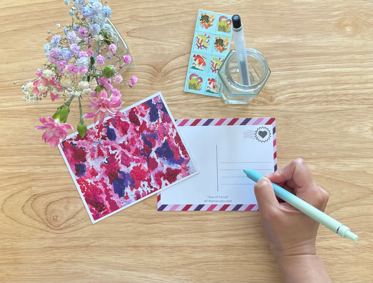Out of Focus — Art Postcard