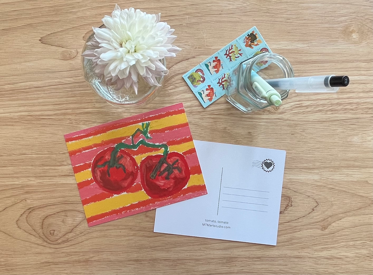 tomato, tomato — Art Postcard